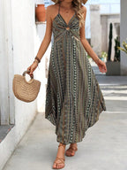 Sofia Chic Boho Halter Dress