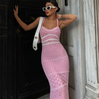 Ella Elegant Knit Suspender Dress