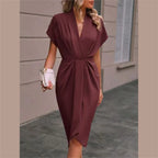 Ella Elegant Wrap Dress