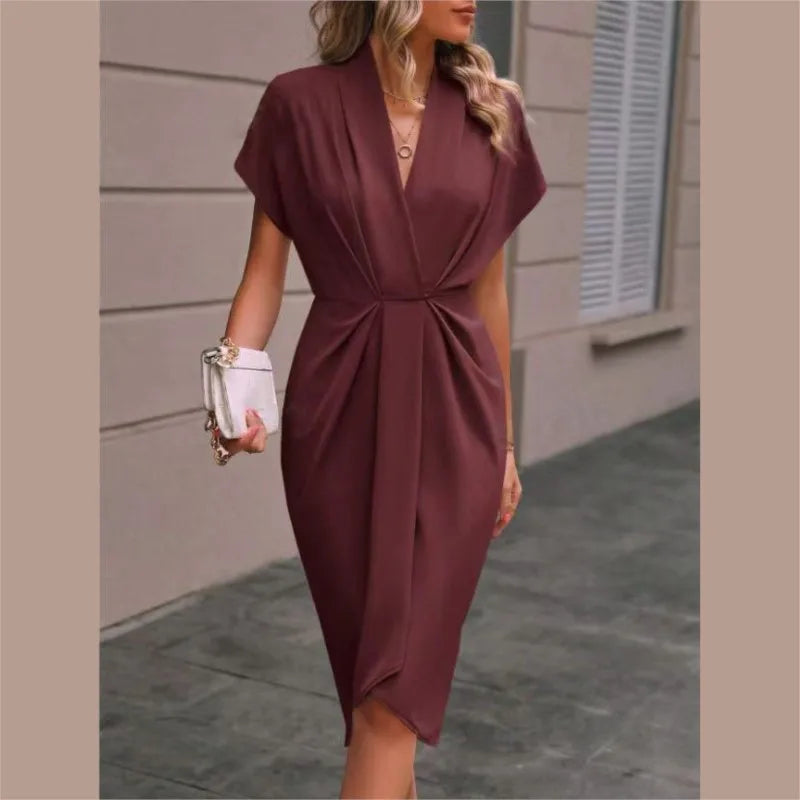 Ella Elegant Wrap Dress