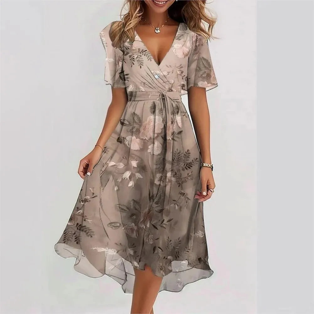 Lila Tropical Vibes Maxi Dress