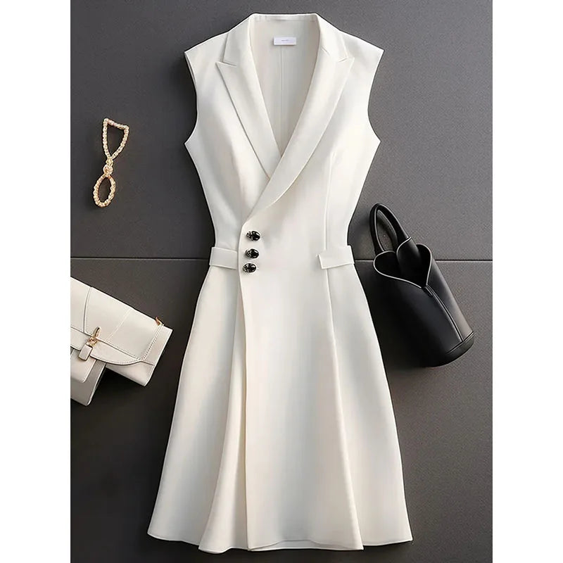 Marceline Tailored Vest Dress