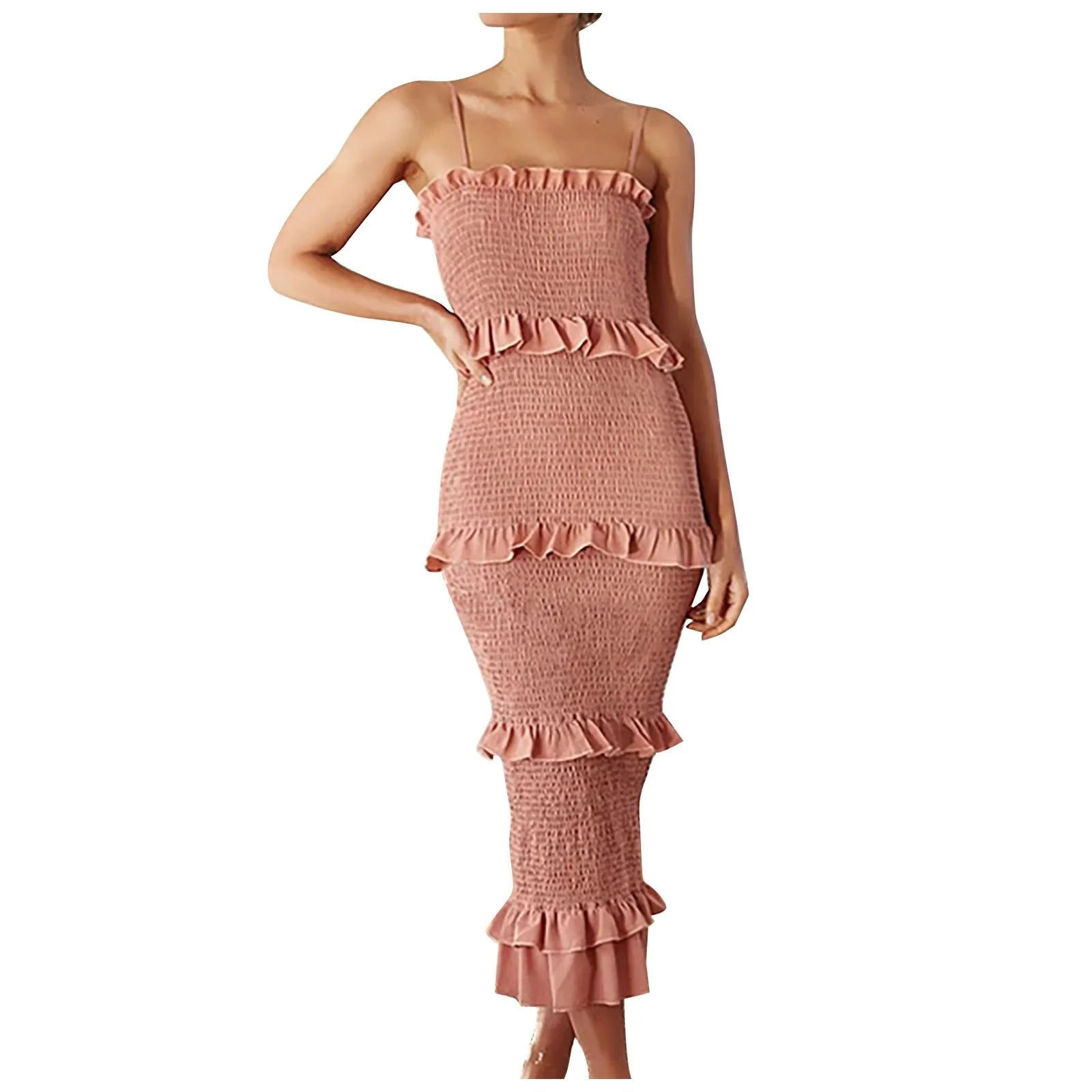 Delphine Layered Trim Dress