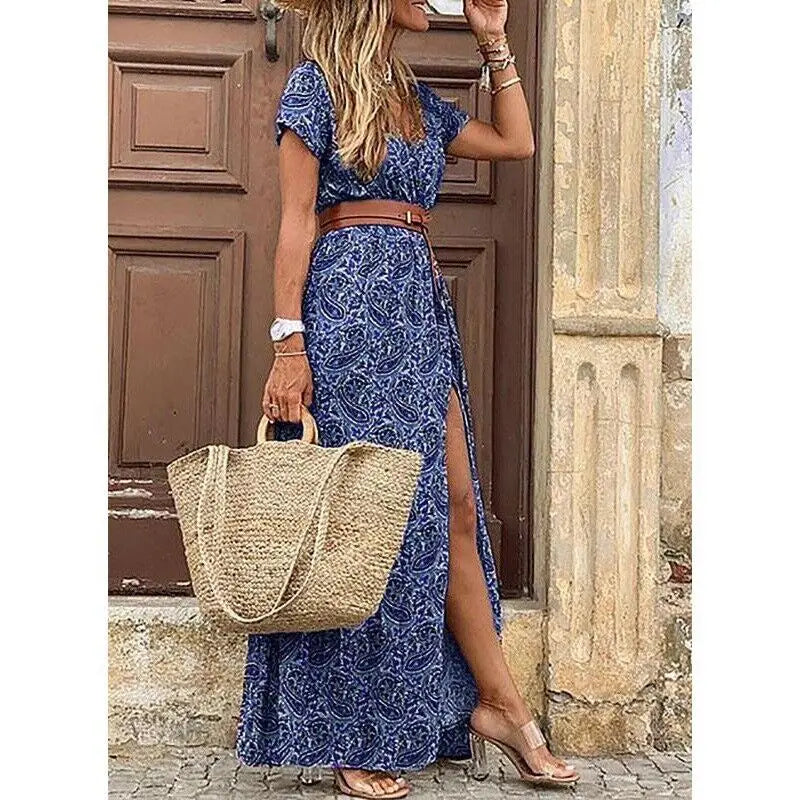 Elara Floral Maxi Dress