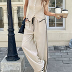 Lena Chic Two-Piece Vest & Pant Set