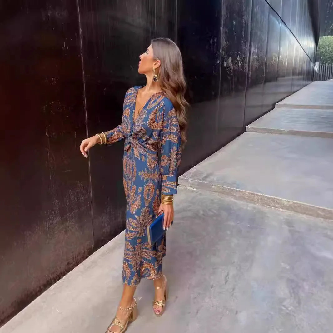 Mia Botanical Elegance Dress