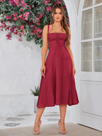 Lila Classic Midi Dress