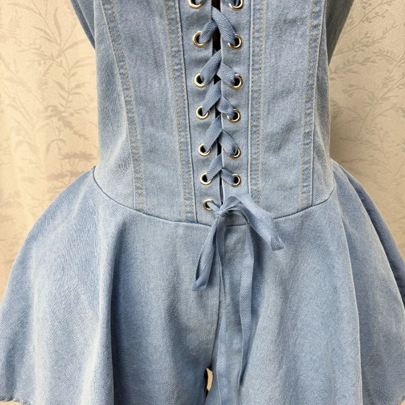 Noemi Retro Denim Mini