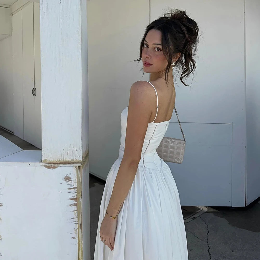 Alina Elegant Hollow Out Maxi Dress