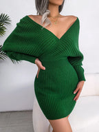Kimberly Knit Wing Sweater Dress