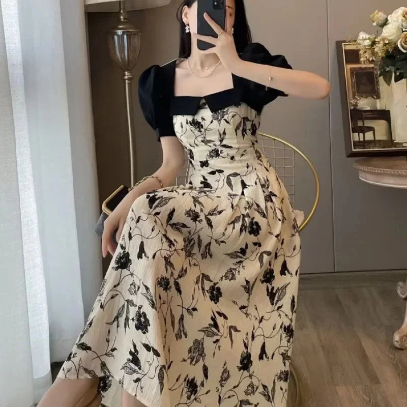 Colette Square Neck Summer Dress