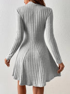 Ivy Ribbed Knit Skater Dress