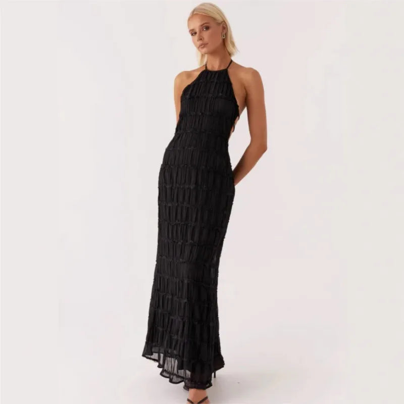 Ella Textured Maxi Dress