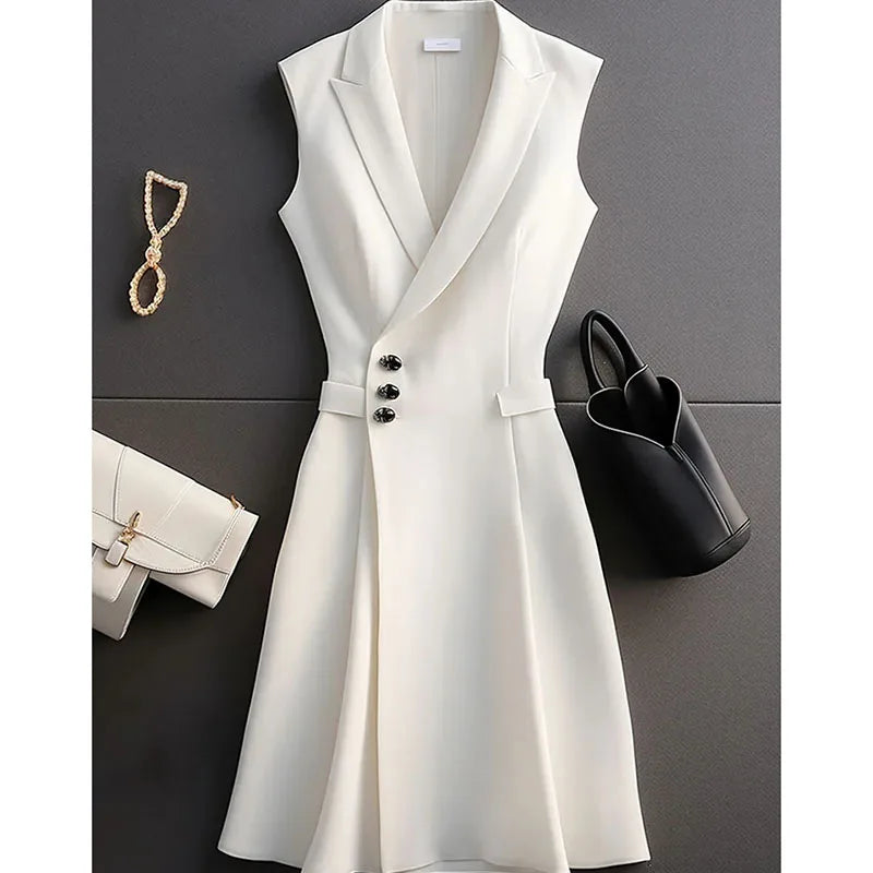 Marceline Tailored Vest Dress