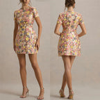 Celine Bloom Slim Fit Dress