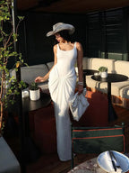 Marielle Pleated Evening Gown