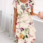 Sophia Elegant Printed Dress