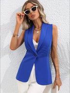 Isabelle Sleeveless Suit Blazer