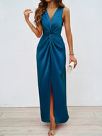 Juilette Twist Drape Maxi Dress