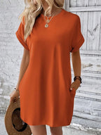 Lila Casual Comfort Dress