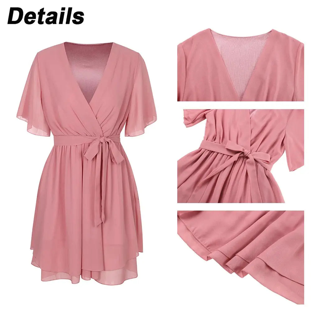 Elise Vintage Chiffon Party Dress