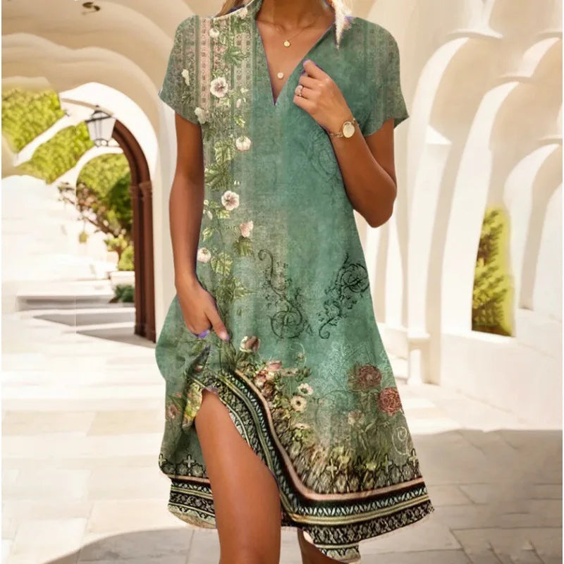 Lila Spring Blossom Dress