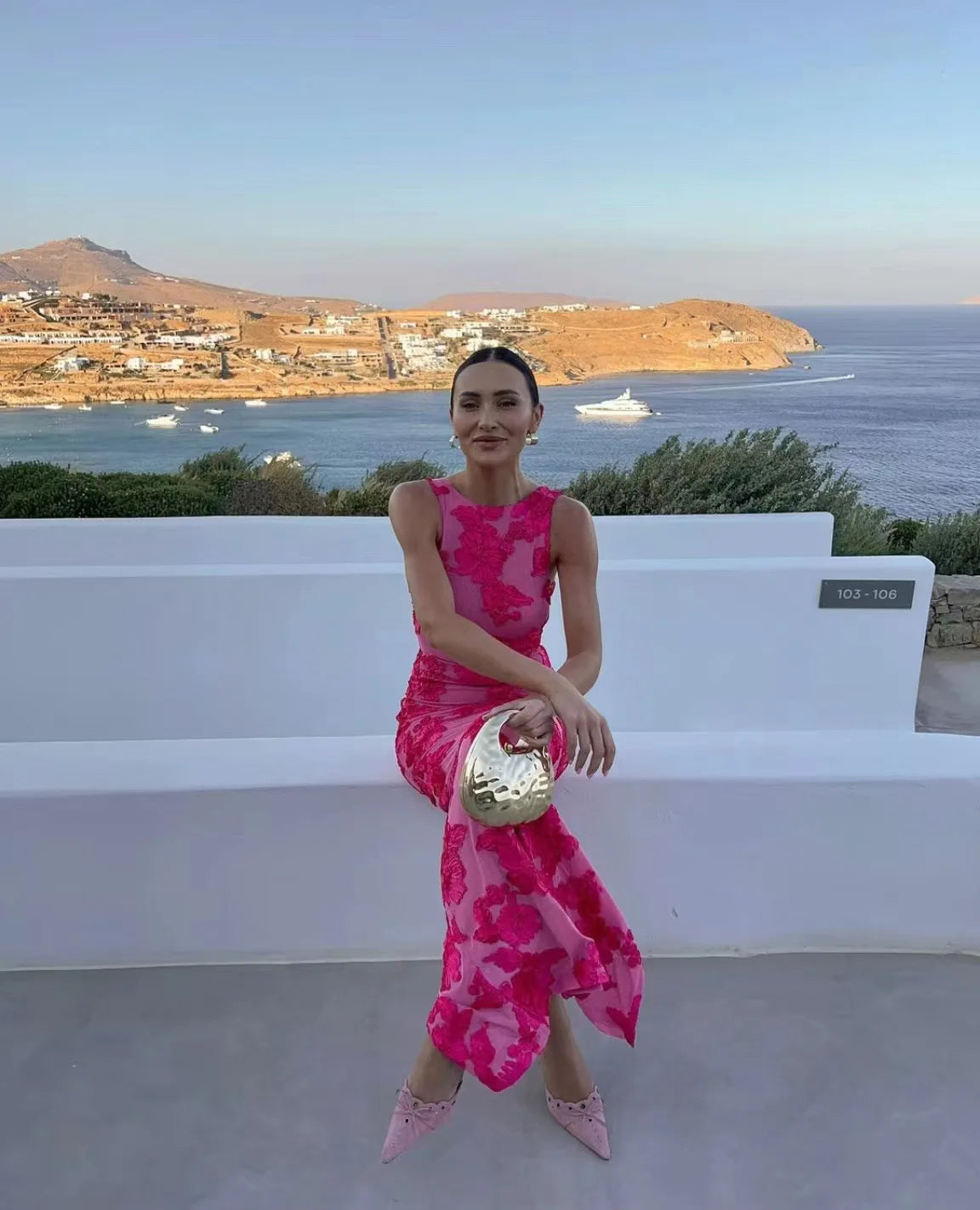 Aria Elegant Embroidery Dress