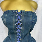 Noemi Retro Denim Mini