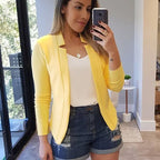 Catherine Contour Open-Front Blazer