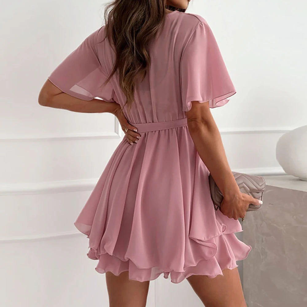 Elise Vintage Chiffon Party Dress