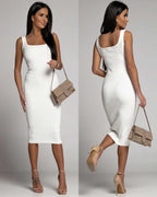Ava Ribbed Knit Bodycon Dress