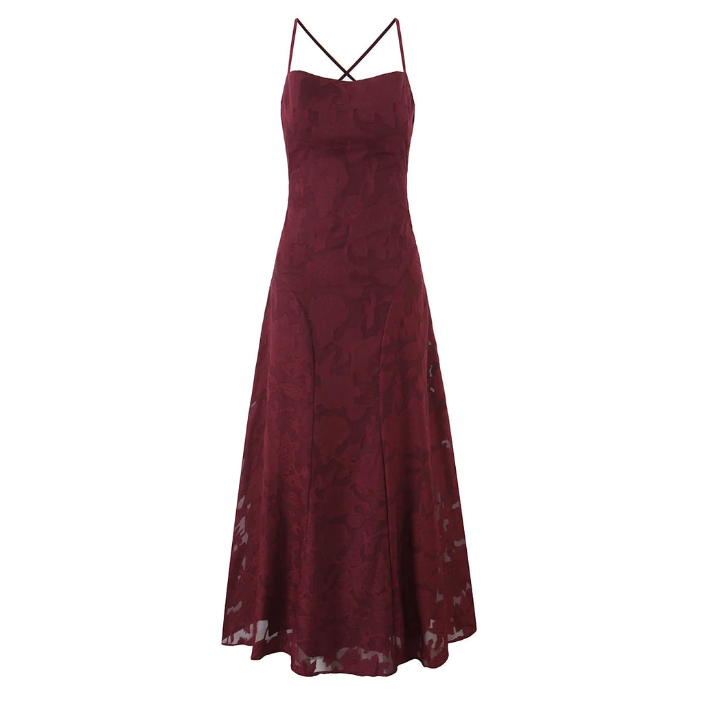 Zerina Luxe Jacquard Dress