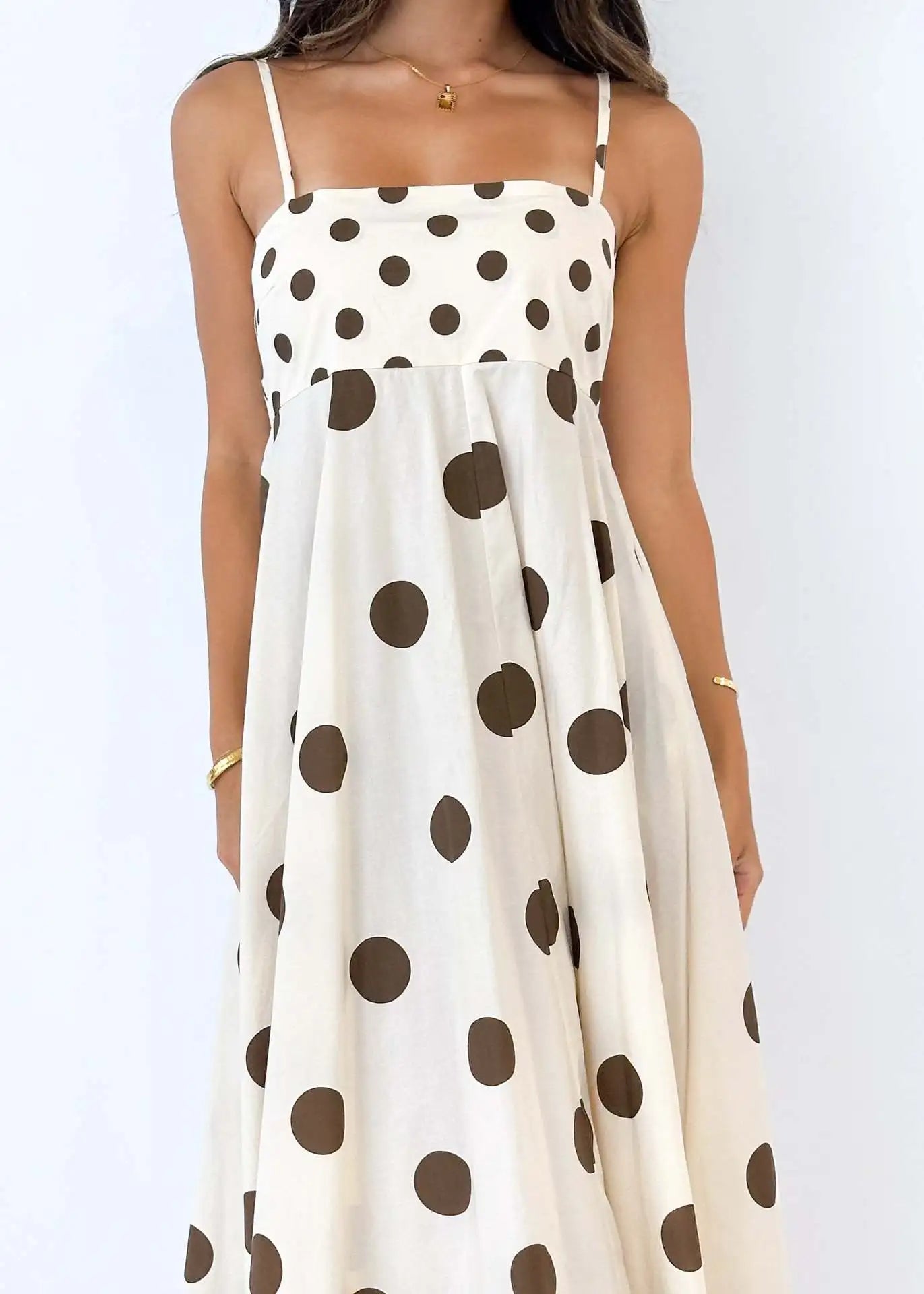 Juliette Backless Print Dress