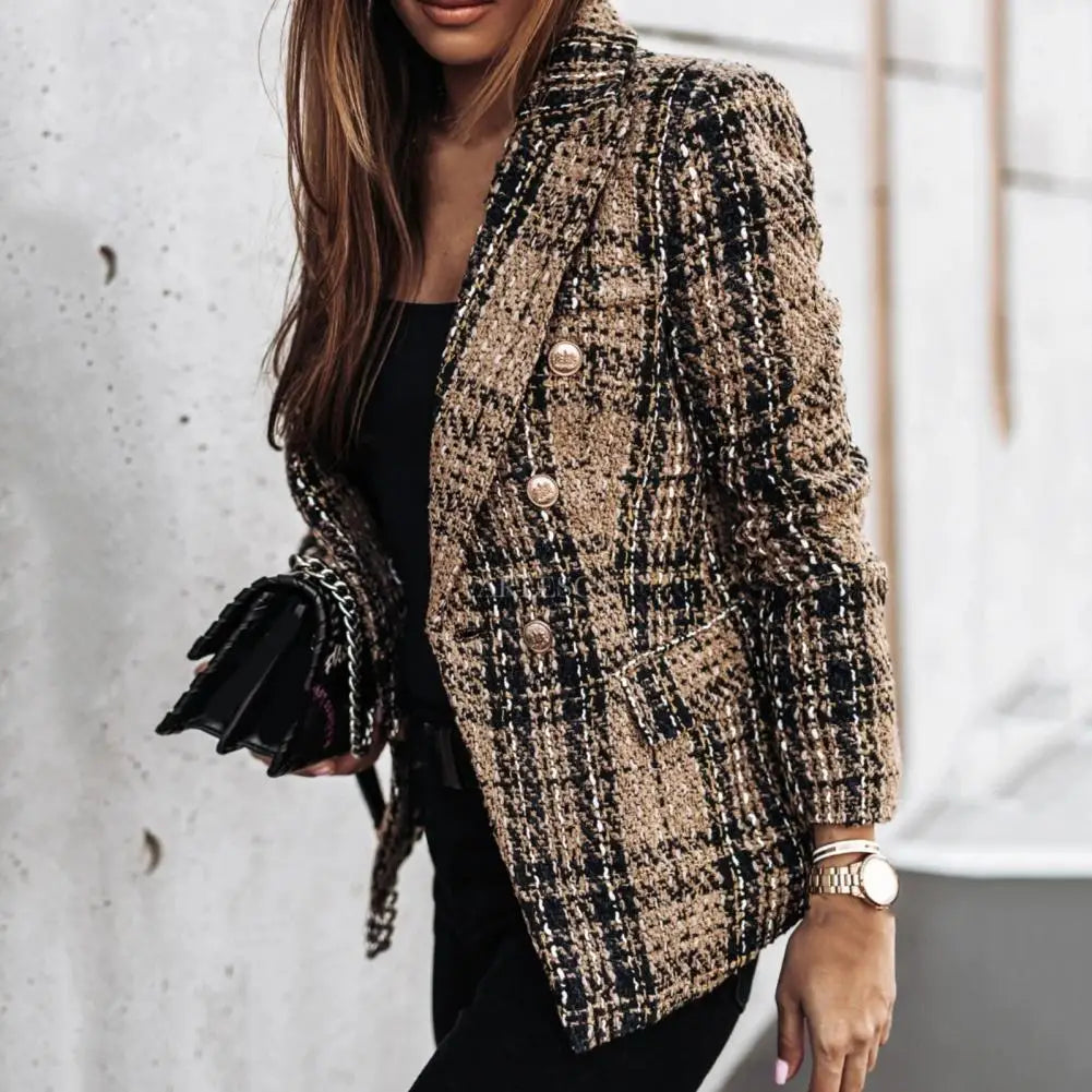 Dahlia Plaid Blazer