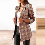 Helena Classic Tweed Longline Blazer