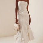 Marivelle Floral White Dress