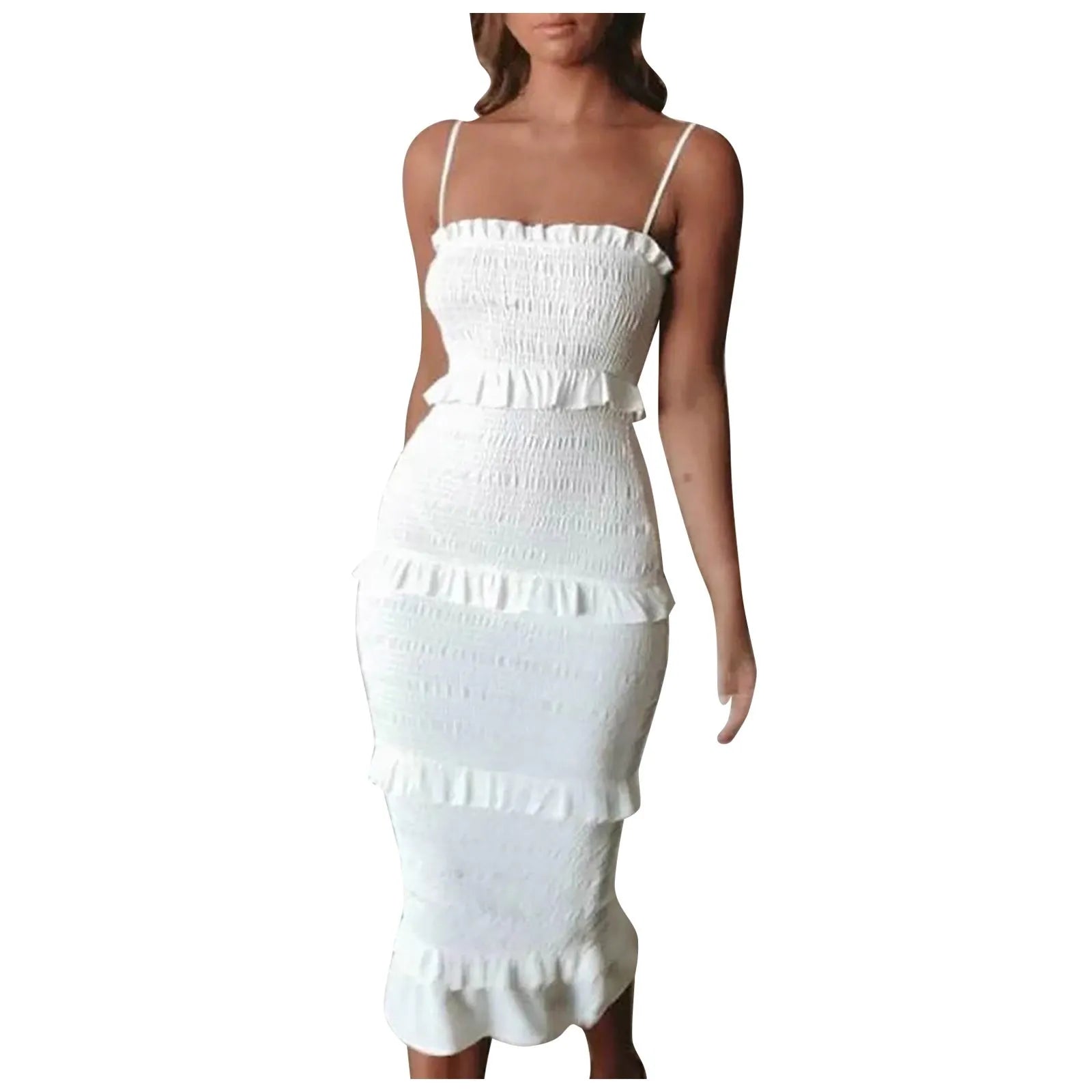 Delphine Layered Trim Dress