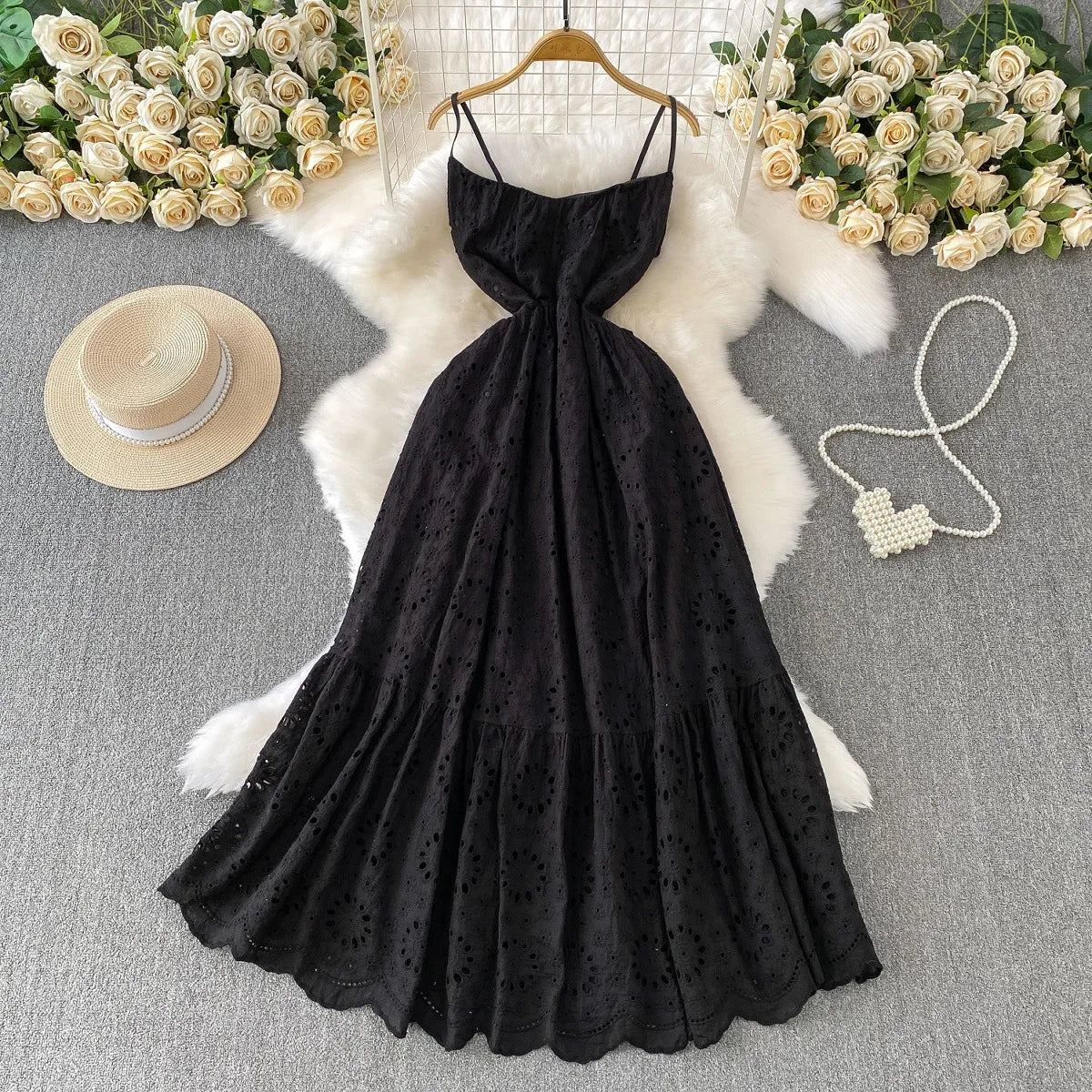 Isla Boho Embroidered Maxi Dress