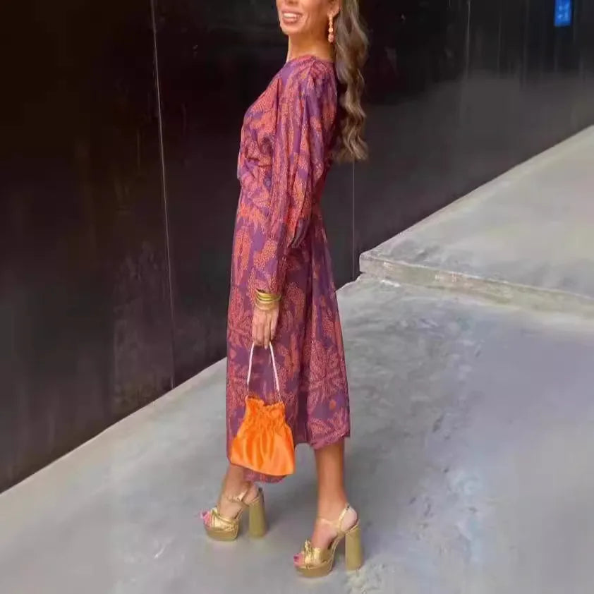 Mia Botanical Elegance Dress