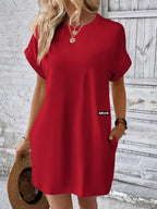 Lila Casual Comfort Dress