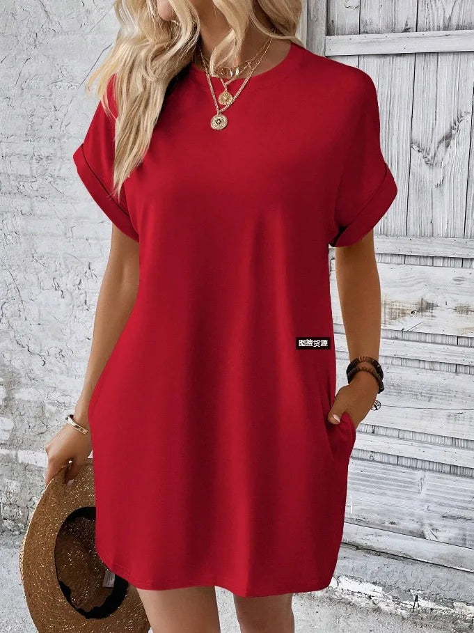 Lila Casual Comfort Dress