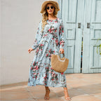 Daisy Bloom Tiered Maxi Dress