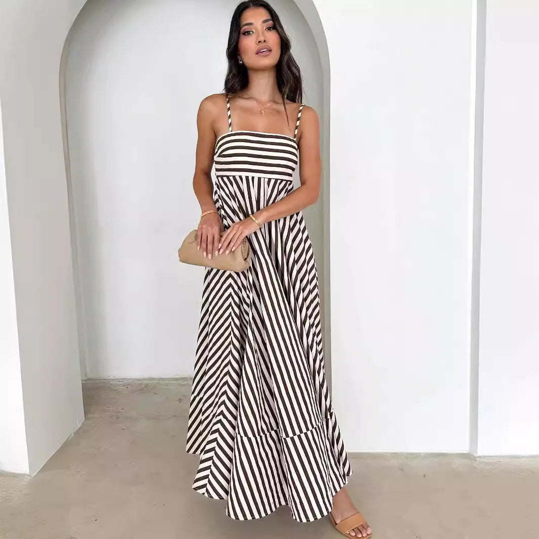 Juliette Backless Print Dress