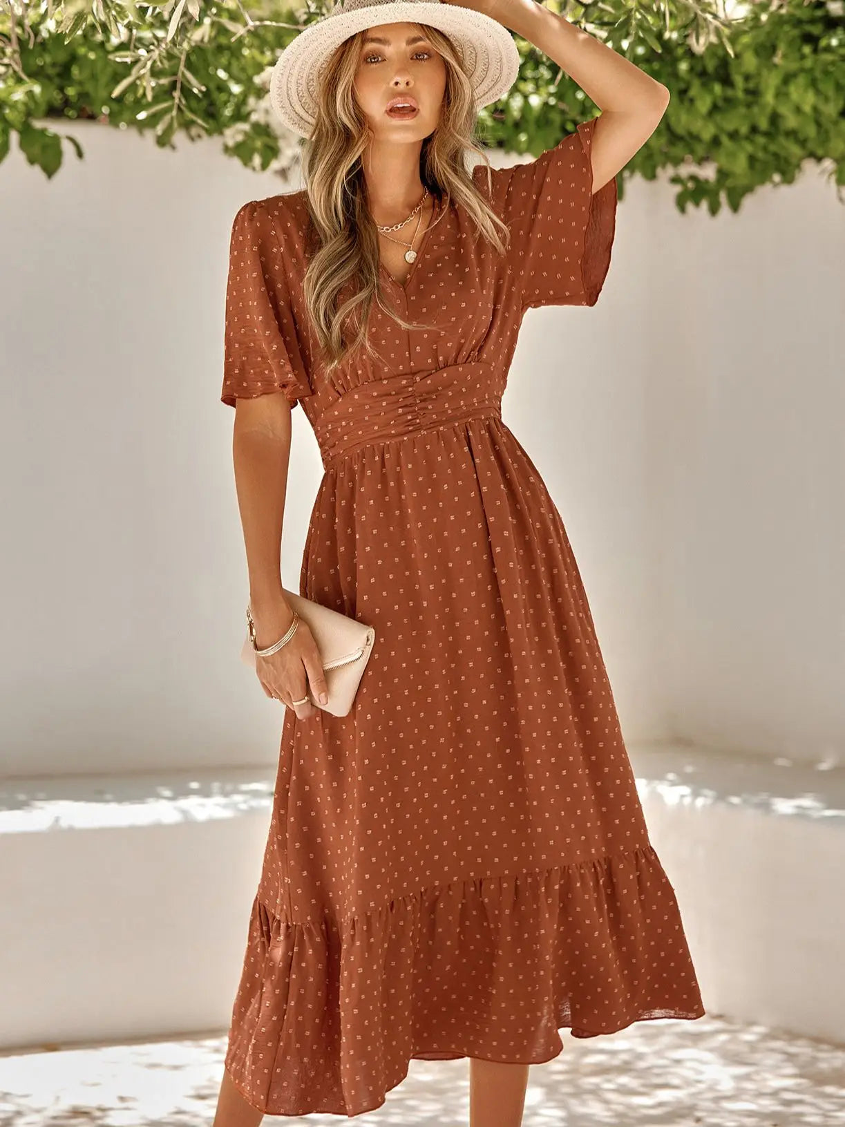 Lila Sage Serenity Midi Dress