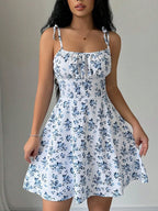 Lila Chic Floral Mini Dress