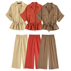 Sienna Chic Two-Piece Pants Set