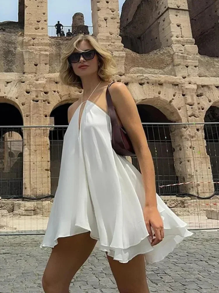 Amaya Backless Halter Dress