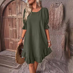 Chloe Ruffle Hem Dress