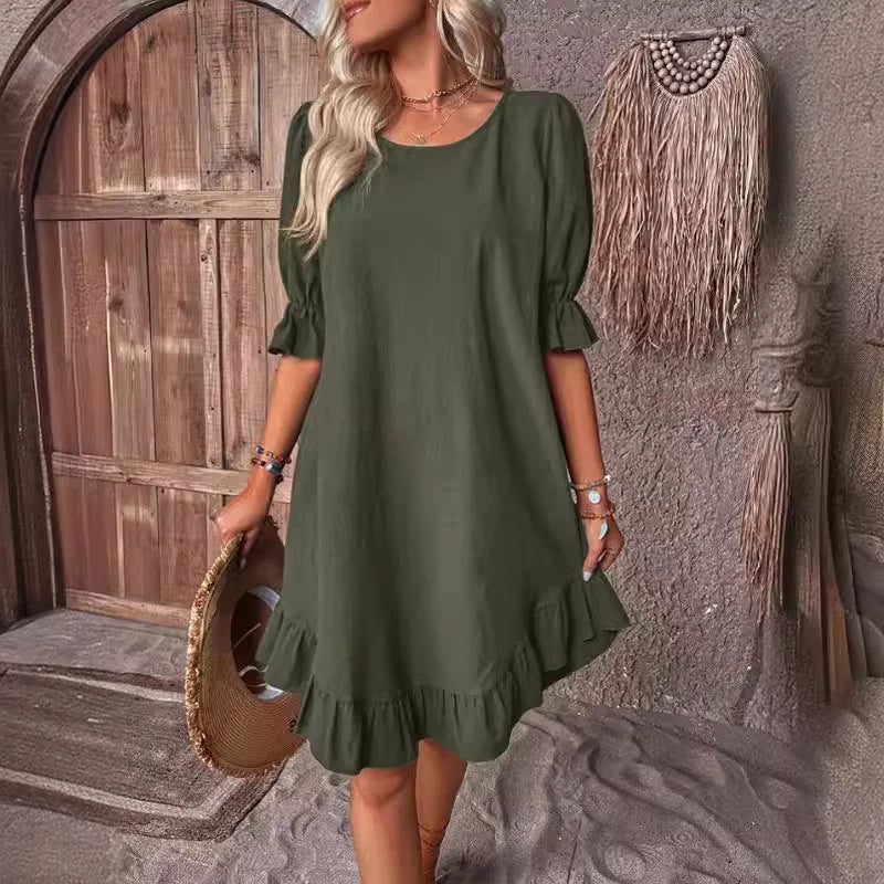 Chloe Ruffle Hem Dress
