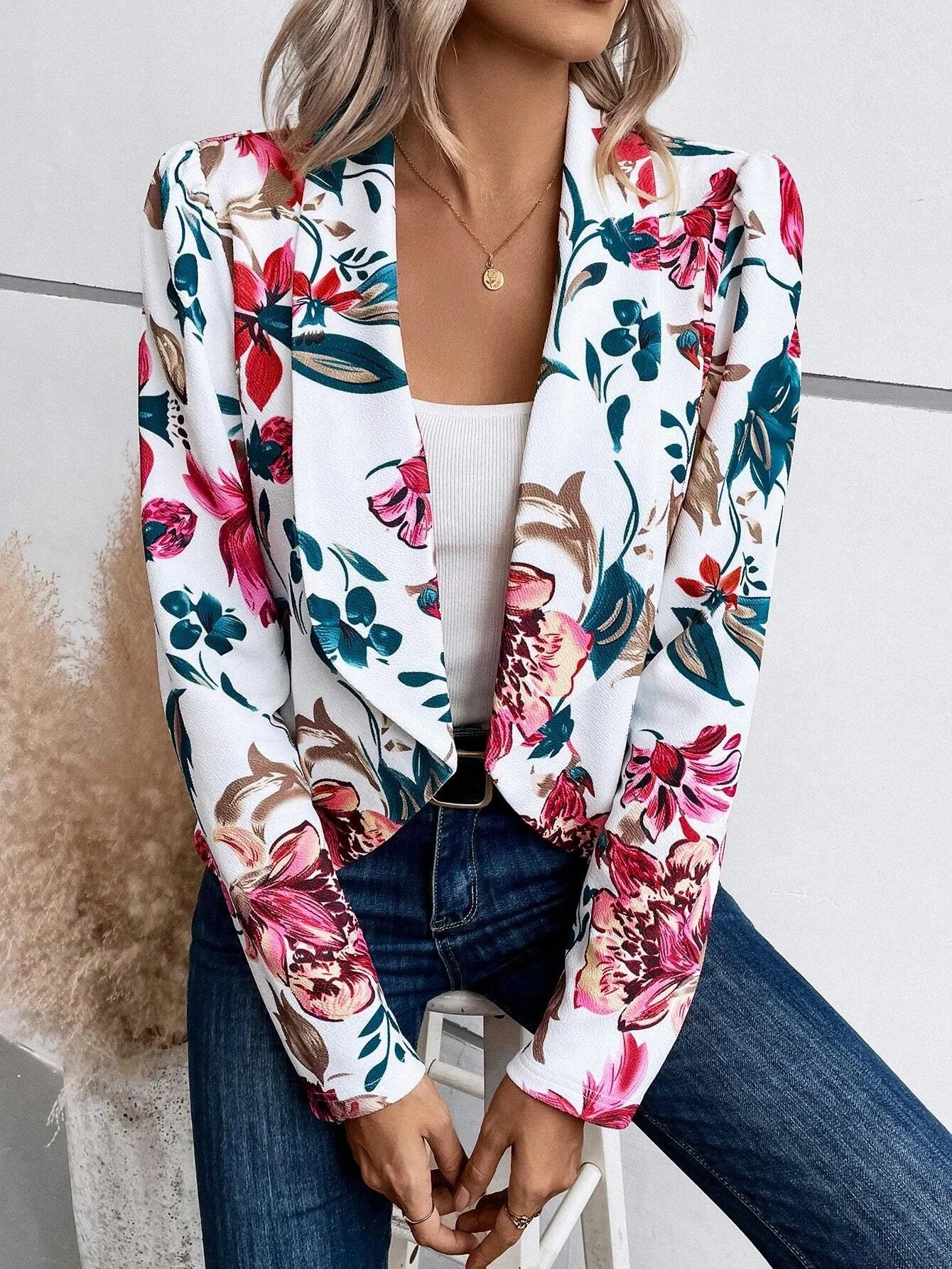 Annabel Floral Print Blazer